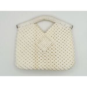 Vintage Macrame Purse Handbag Handmade in great condition